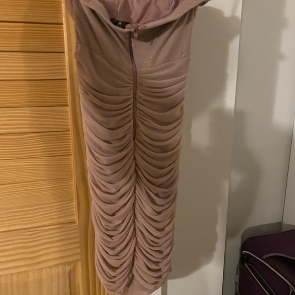 Champagne color dress - Picture 2 of 2